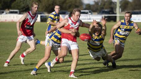 Matt Klemke was a notable omission from the Collingullie-Wagga side that faced MCUE on Saturday. 