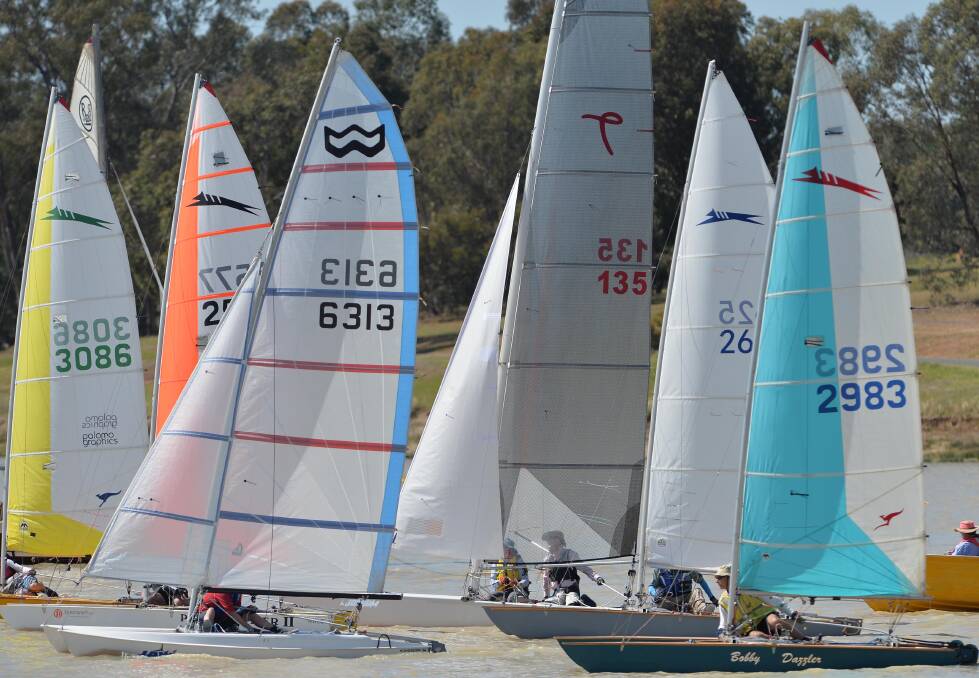OFF AND RACING: Wagga Sailing Club will resume their racing season on Saturday with the start of the cool competition series.