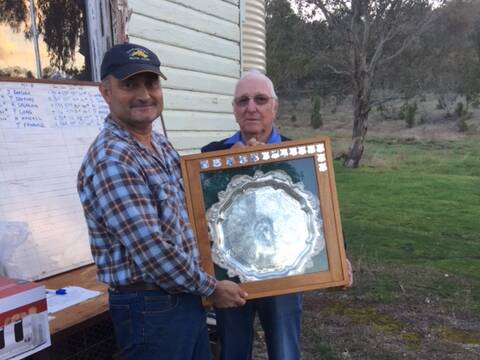 HONOUR: David Xuereb and Greg Warrian from Explorers Rifle Club. Picture: Contributed
