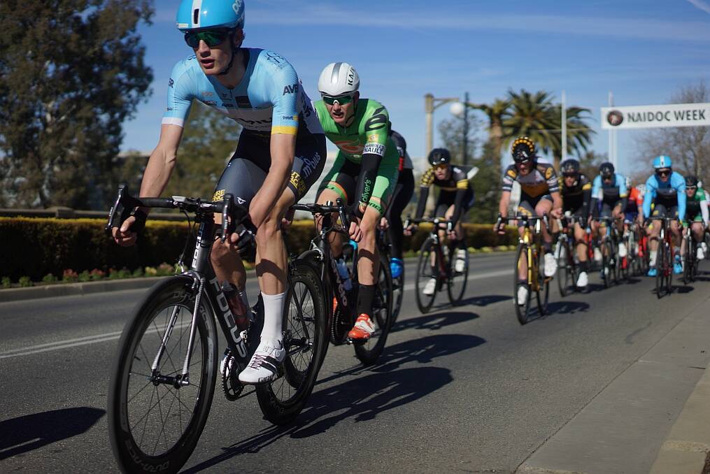 WAGGA WINTER: Talented photographer Neil Holmes entered this shot in our Winter Photo Competition - "the Peloton rolls by, Division 1 Criterium, on a crisp winter morning". Enter: www.dailyadvertiser.com.au.