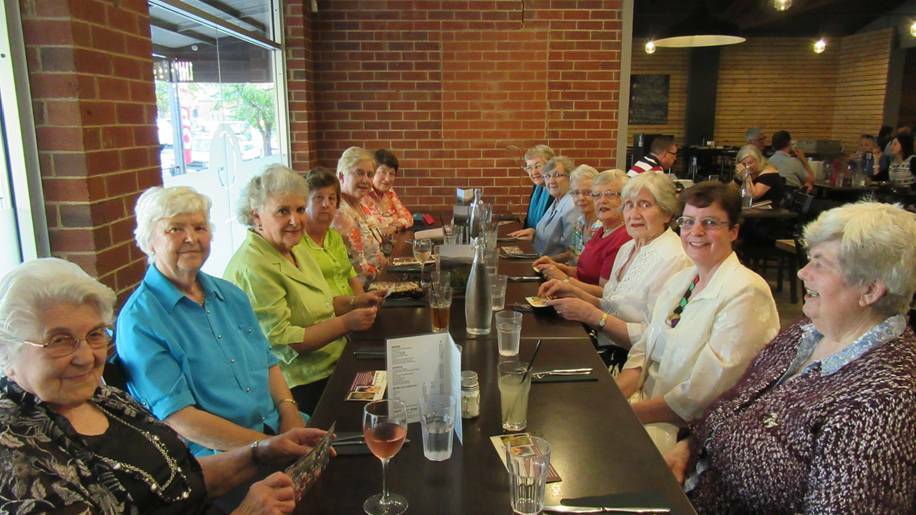 CWA: Wagga Evening Branch CWA members celebrate its 45th birthday with a dinner at Guiseppe’s Italian Restaurant. The branch is now in recess until February 28, 2018. 