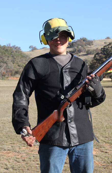 ON POINT: Target Rifle Junior winner, Jeremy Westblade, at the Explorers Rifle Club event. Pictures: Contributed