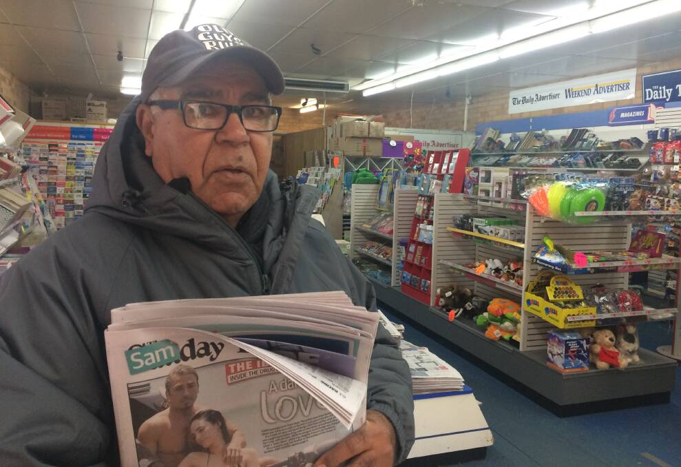 WARNING: Ashmont resident and Aboriginal elder Hewitt Whyman fears newsagent's  life is at risk. 