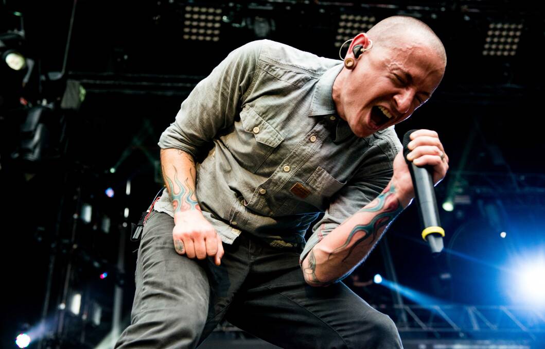 WHO AM I?: The lead singer of American hard rock band Linkin Park died last week, but do you know what his name is?