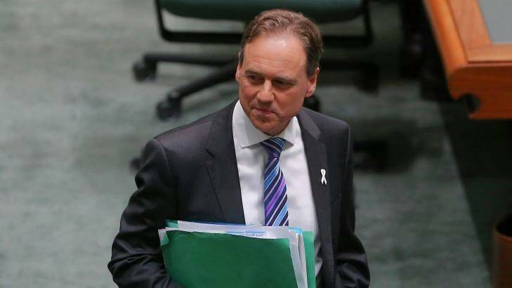 Federal Environment Minister Greg Hunt was not aware of Mr Weiss' political links, a spokesman said. Photo: Alex Ellinghausen