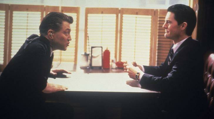 <i>Twin Peaks</i> co-creator David Lynch, left, as FBI Bureau Chief Gordon Cole and Kyle 
MacLachlan as Agent Dale Cooper. Photo: Supplied