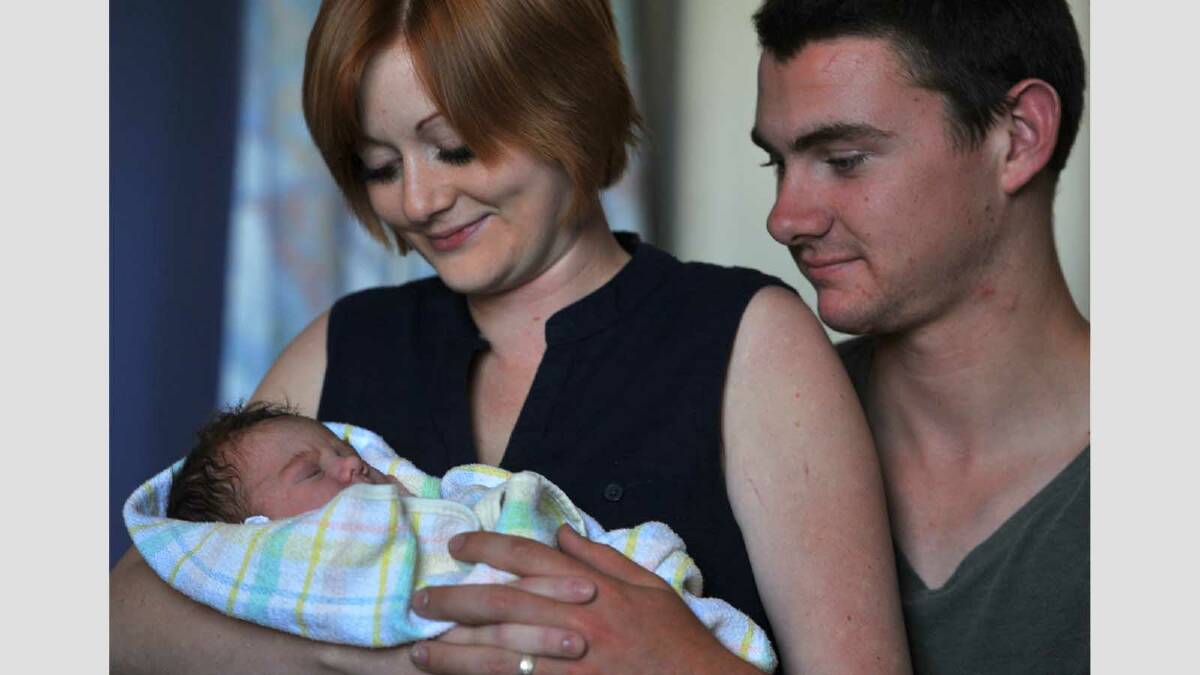 Ruby Chalmers was born on November 28 to Nathan and Laura from Wagga. Picture: Addison Hamilton
