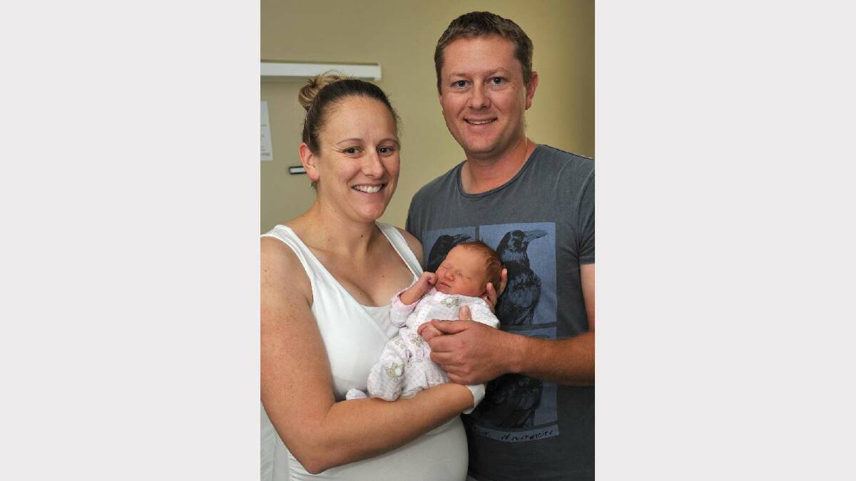 Maddison Morris was born on October 25 to parents Nicole and Eric Morris from Wagga. Picture: Michael Frogley