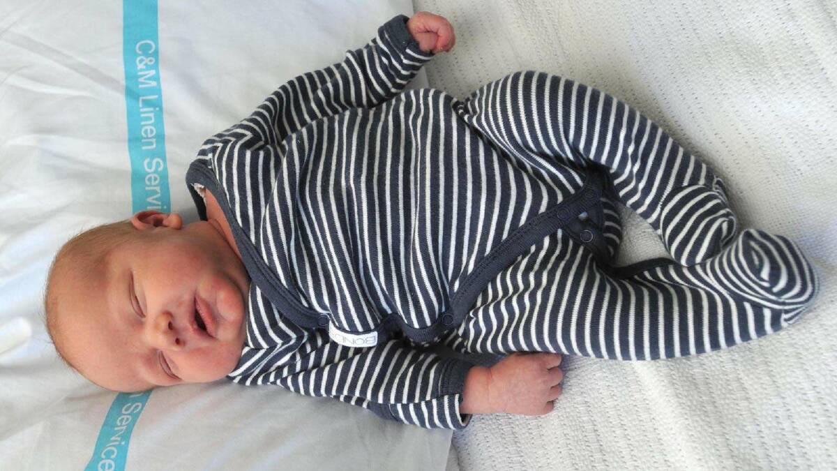 Jaxon Bradley Pearse was born on October 10 to Carlie and Brad from Lockhart. Picture: Les Smith