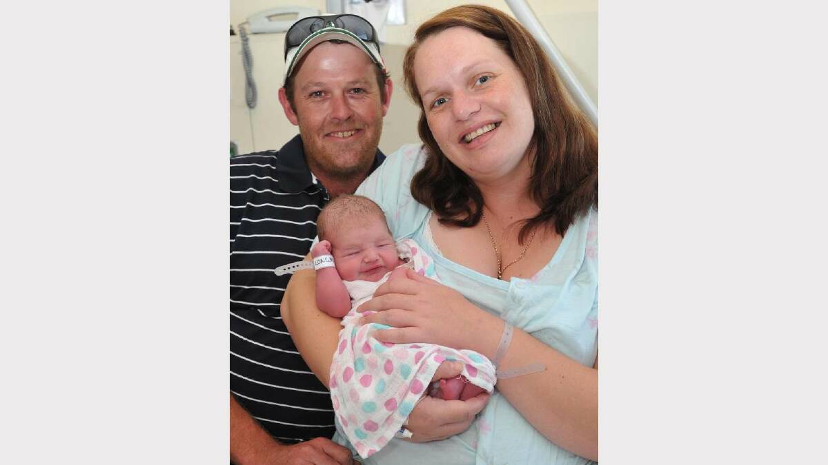 Matilda Joyce Longmore was born on January 22 to Rachelle and Marc Longmore from Junee. Picture: Les Smith