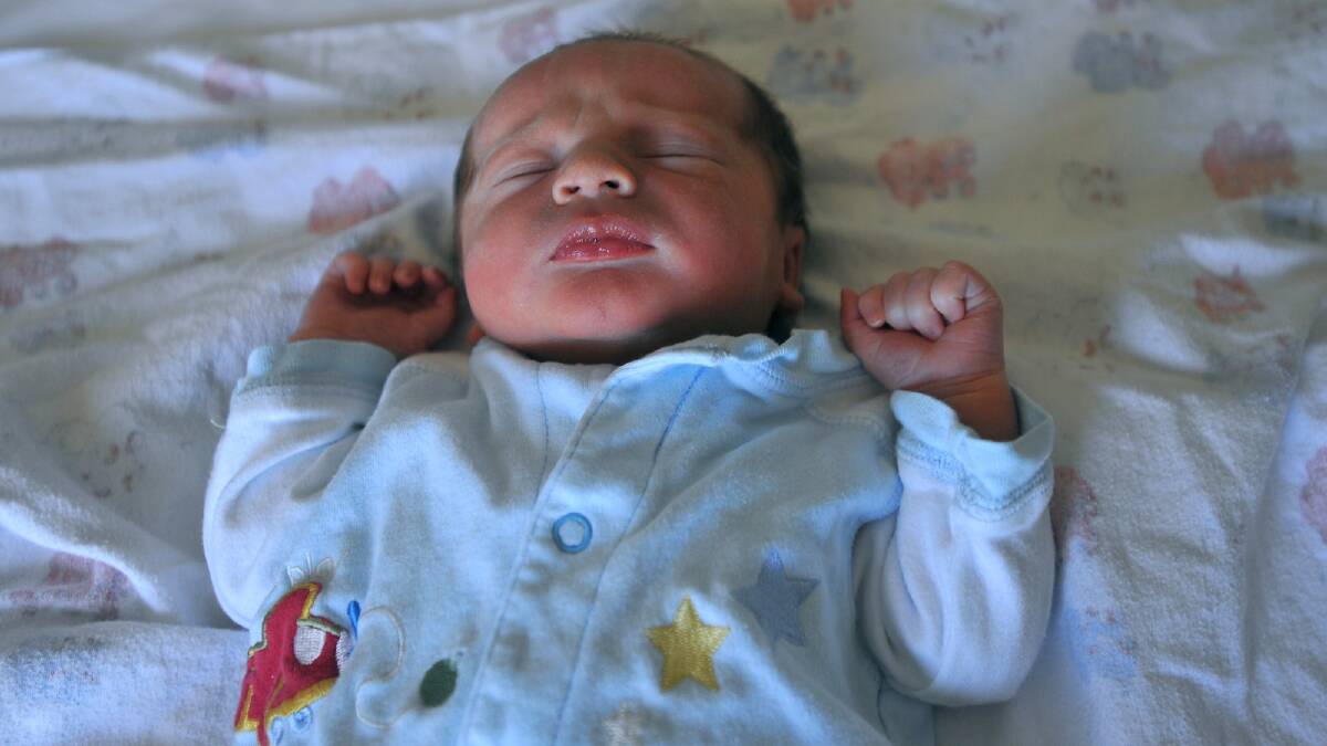 Drew Kingham was born on November 29 to parents Phil and Kellie from Lake Cargelligo. Picture: Addison Hamilton