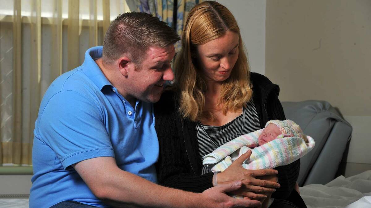 Sofia Macmurray was born on January 1 to parents Connor Macmurray and Mia Elbourne. Picture: Addison Hamilton