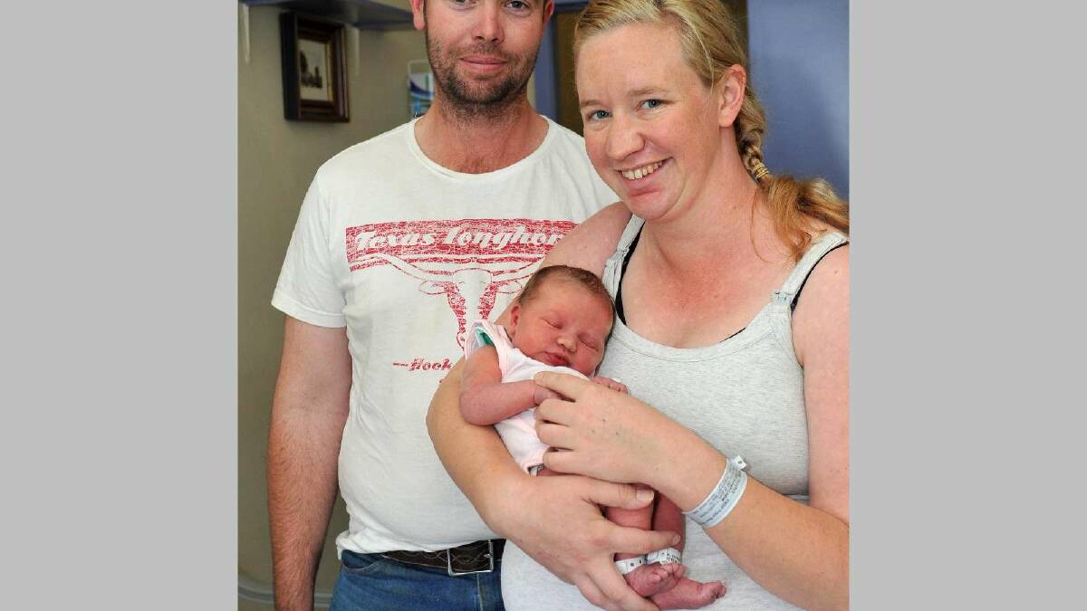Hayley Potter was born on December 10 to Robyn and Ben Potter from Wagga. Picture: Michael Frogley