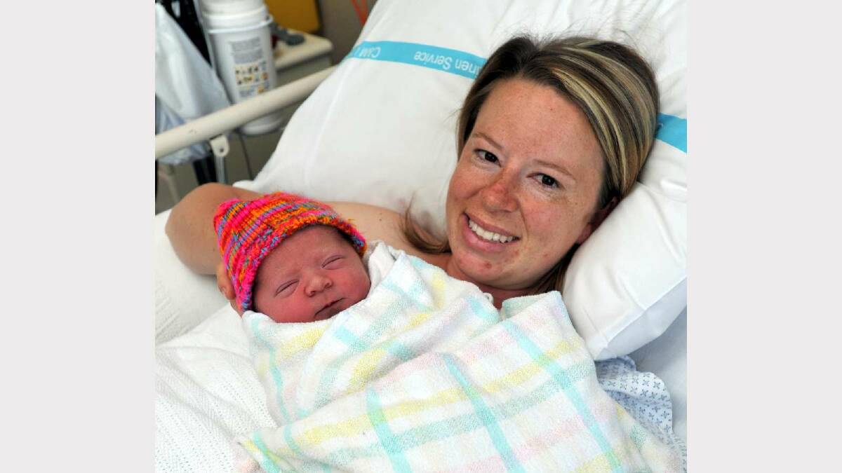 Indiana Paige Everingham was born on October 15 to Carly and Clint from Adelong. Picture: Les Smith