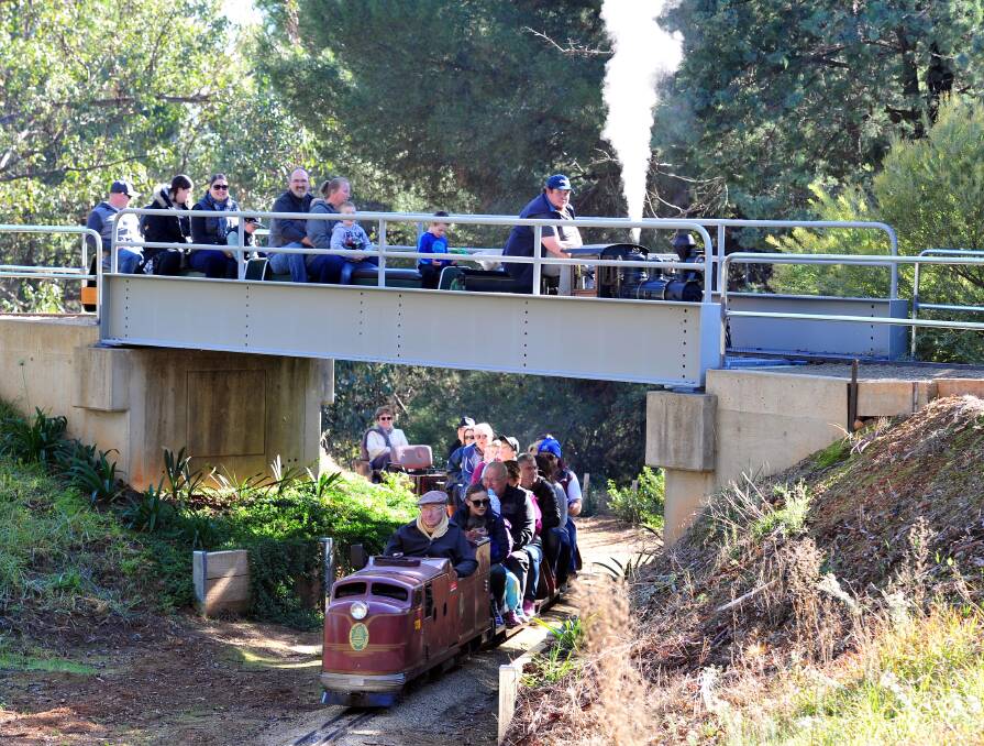 CHOO CHOO: Why not take your long weekend visitors to the miniature railway at the Botanic Gardens this Sunday?