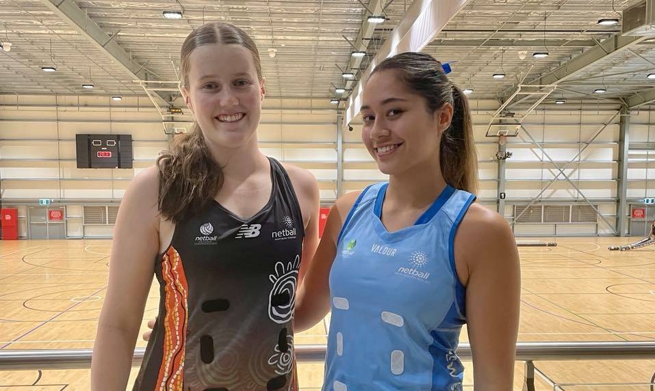 Wagga netballers Ava Moller and Emily McPherson played for Northern Territory and NSW respectively at the National Netball Championships. 