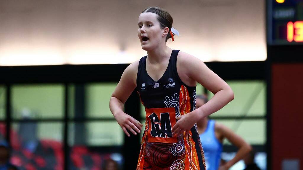 Ava Moller played for the Northern Territory at the recent National Netball Championships. Picture Netball Australia