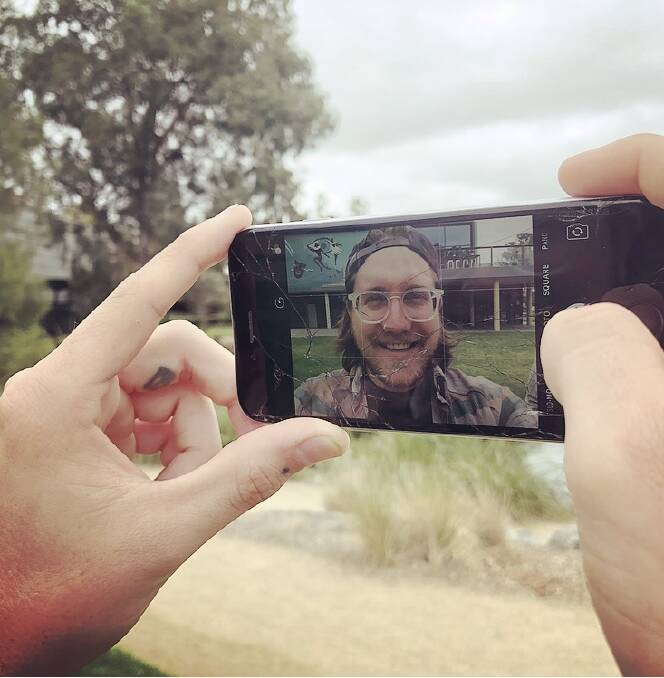 HOW-TO GUIDE: Wagga photographic artist Jacob Raupach will lead a workshop on smartphone photography this week. Picture: Lachlan Grey 