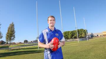Temora co-captain Clancy Mackey is enjoying his new role at the Farrer League club this season. Picture by Les Smith