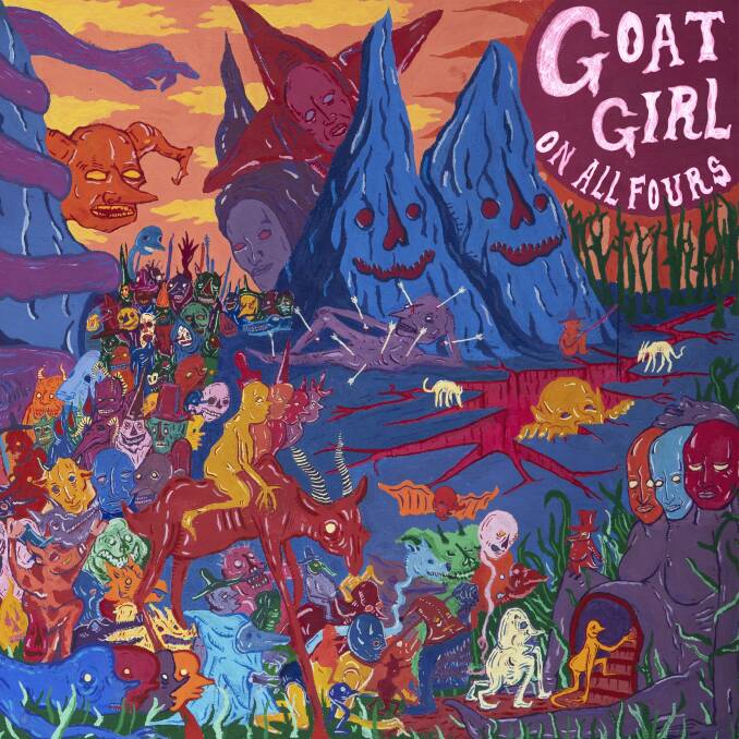 ECCLECTIC: On All Fours is the second album from South London band Goat Girl.