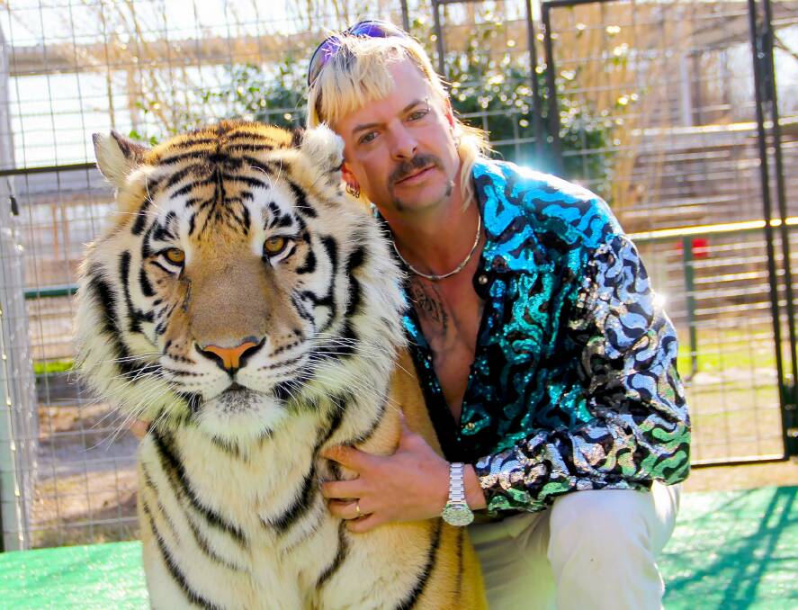 NOT SO CUDDLY: Joe Exotic in Tiger King.