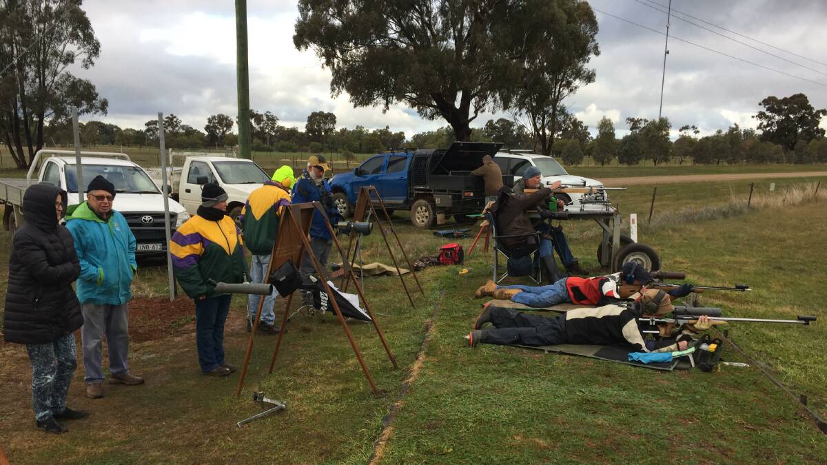 GREAT DAY: The Explorers and Wodonga Interclub Shoot at Lockhart last weekend was a successful shoot for all involved. Picture: Contributed