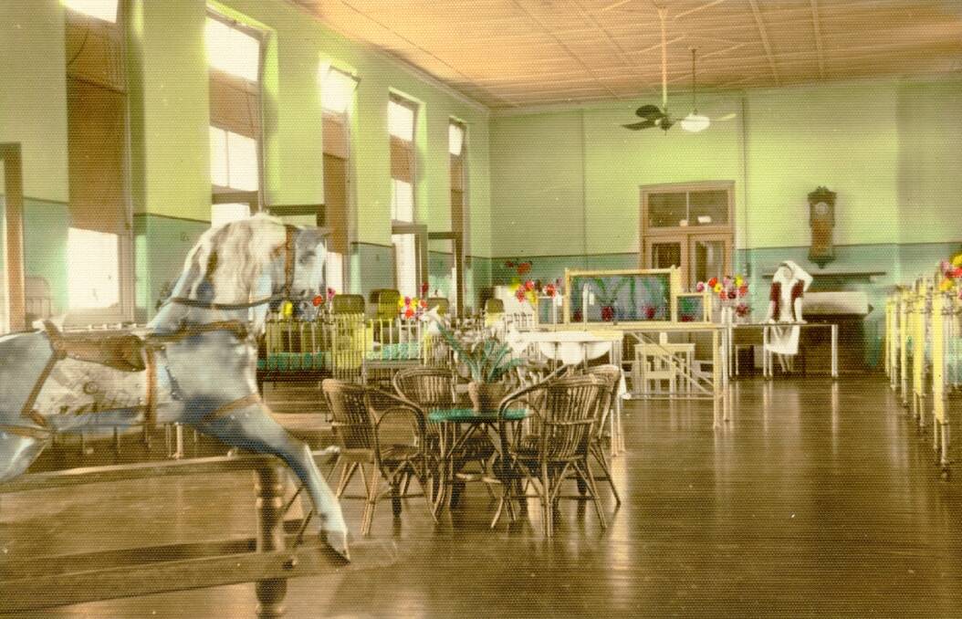 HEALTH CARE: The first Children’s Ward at the Wagga District Hospital was completed in 1922 after a fund-raising campaign was begun in 1919. Picture: CSURA RW58_31