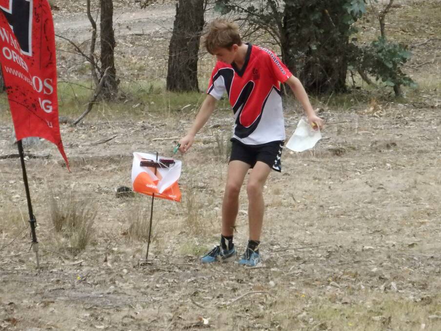 ORIENTEERING: Cameron McDougall finishes the 4.7km hard navigation orienteering course at Livingstone National Park. Picture: Contributed