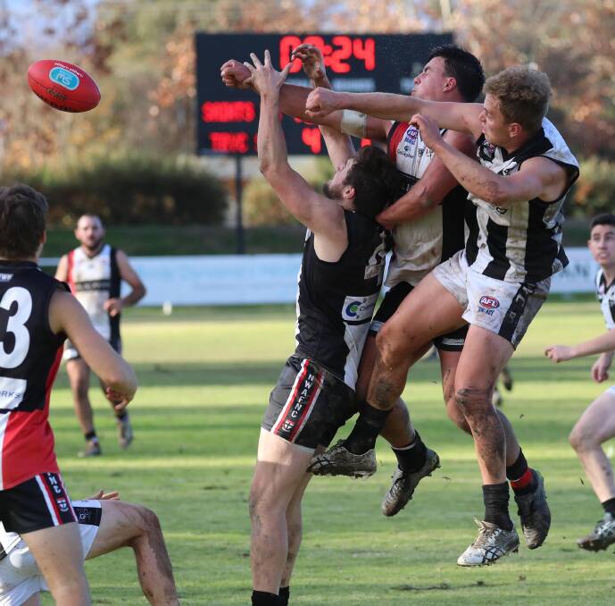 LONG WEEKEND: North Wagga take on TRYC at McPherson Oval over the long weekend. North Wagga won by 160 points. Picture: Les Smith