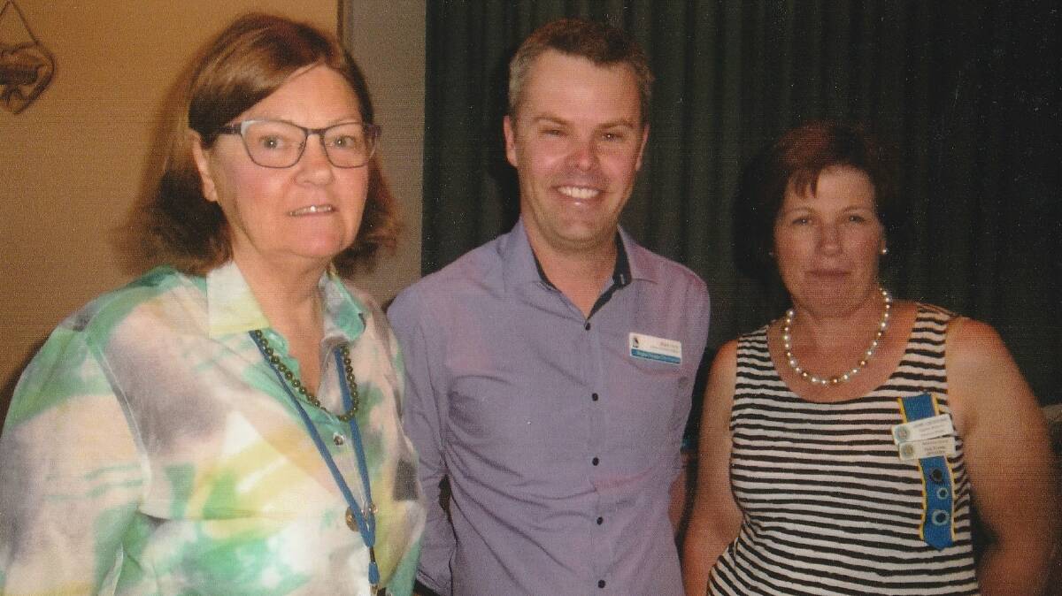 VISIT: CWA Vice-president Annette Forysth, Matt Holt, Visitor Economy Officer Wagga City Council, and Jane Lieschke CWA Cultural officer. 