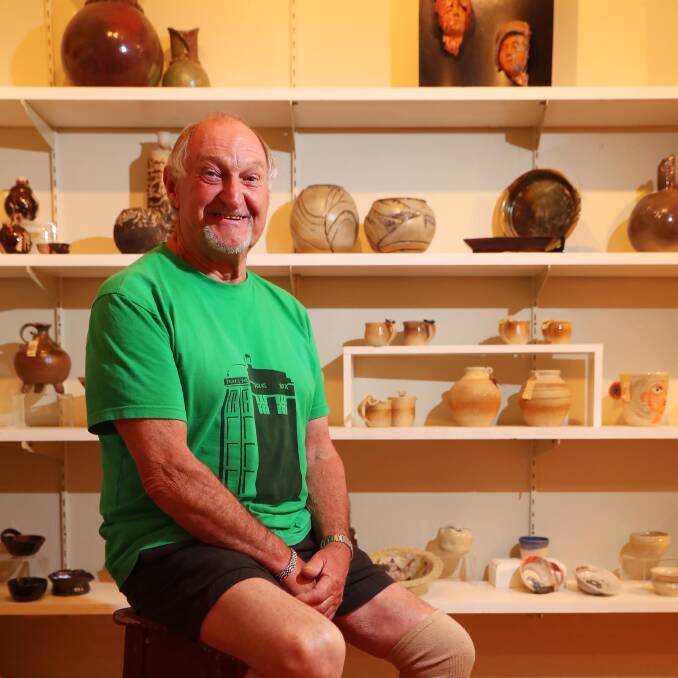 LOVE FOR POTTERY: Brian Barkworth. Picture: Emma Hillier 