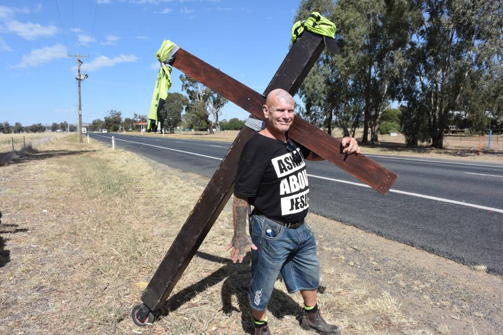 SHOW OF FAITH: Kevin 'Mad Dog' Mudford has devoted his life to sharing the faith he credits with turning his life around. Picture: Jody Lindbeck