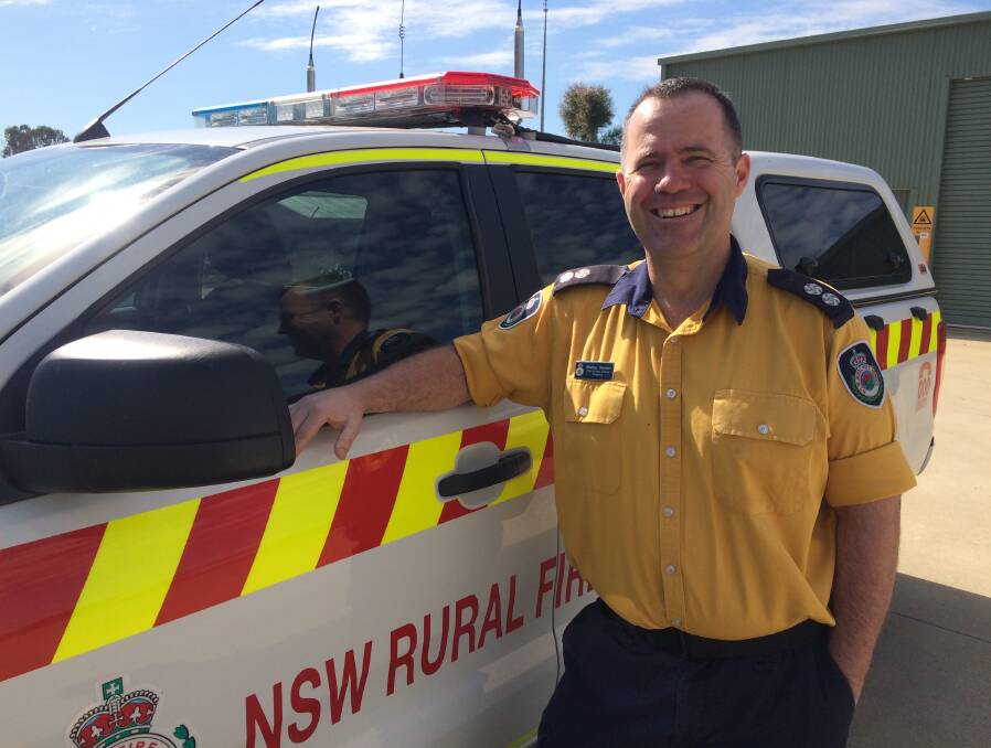 Bradley Stewart from the NSW Rural Fire Service.