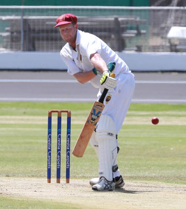 STANDING STRONG: Scott Billington helped Lake Albert win by one wicket on Saturday.