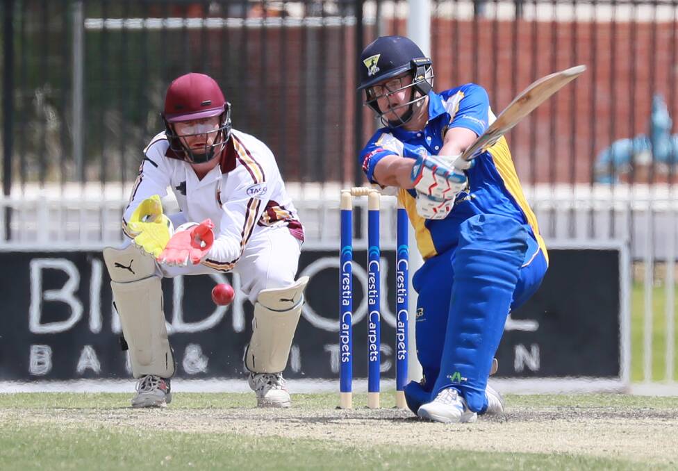 STRONG EFFORT: Andrew Dutton made a solid knock, running up 46 runs for the Colts on Saturday.