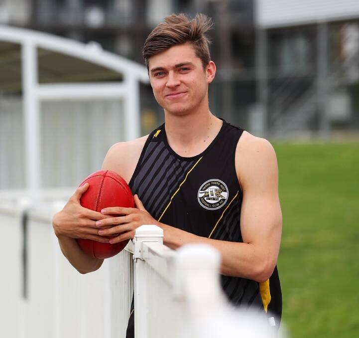 STELLAR: Jackson Kelly starred for Wagga Tigers on Saturday with an eight-goal performance against Narrandera.