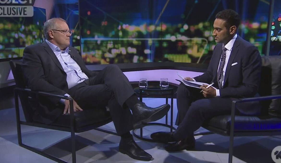 Morrison gives his version of talks in tense interview with Waleed Aly