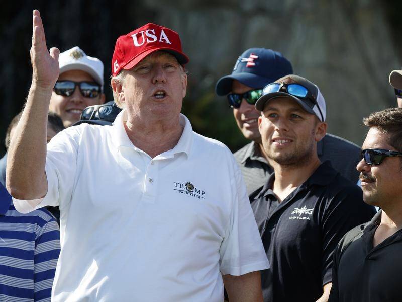 A series of unflattering scores have been posted on Donald Trump's handicap account.