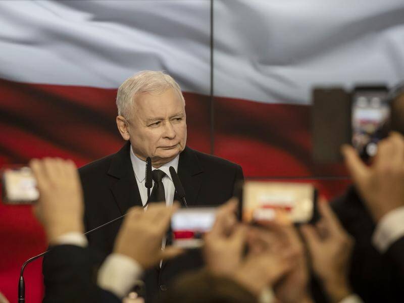 Poland's ruling conservative party, headed by Jaroslaw Kaczynski, has won the national election.