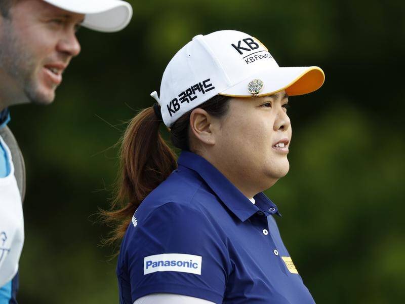 Korean golfer Inbee Park is leading at the Women's Australian Open.