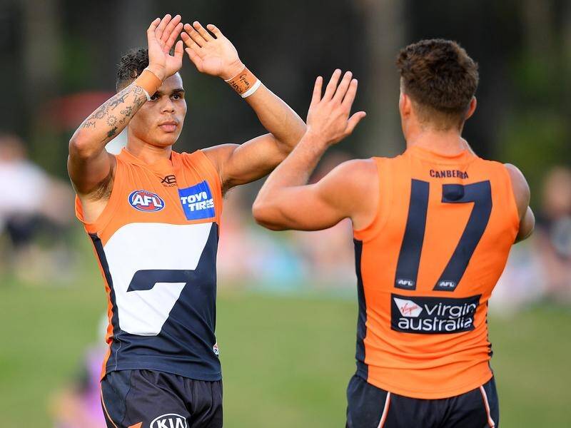 GWS have smashed Sydney by 94 points in their AFL pre-season trial at Blacktown.