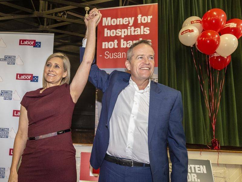 Bill Shorten has helped Susan Lamb launch her campaign for reelection in the seat of Longman.