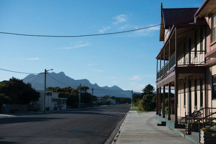 Interstate Hotel, main street of Whitemark, Flinders Island

Housing shortage on Flinders Island. Properties have been bought for holiday rentals or are riddled with asbestos. Workers take up jobs on Flinders but can??????t find long term accommodation so have to leave. Whitemark, view to Mt Strezlecki

Housing shortage on Flinders Island. Properties have been bought for holiday rentals or are riddled with asbestos. Workers take up jobs on Flinders but can??????t find long term accommodation so have to leave.

Image credit: Sarah Rhodes  Story by Allison Worrall