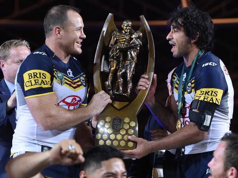 After a celebrated career, Matt Scott (left) has announced he'll retire from the NRL.