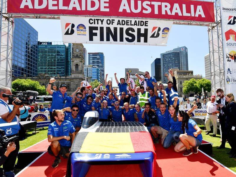 Belgium's Agoria team won the 2019 World Solar Challenge, with several other teams yet to finish.