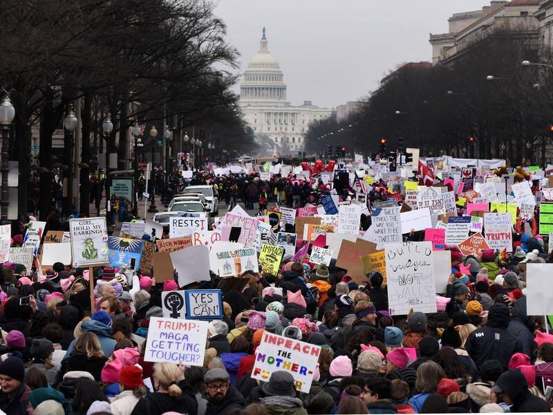 Organisers of the Women's March are hoping to mobilise people to vote ahead of the 2020 elections.