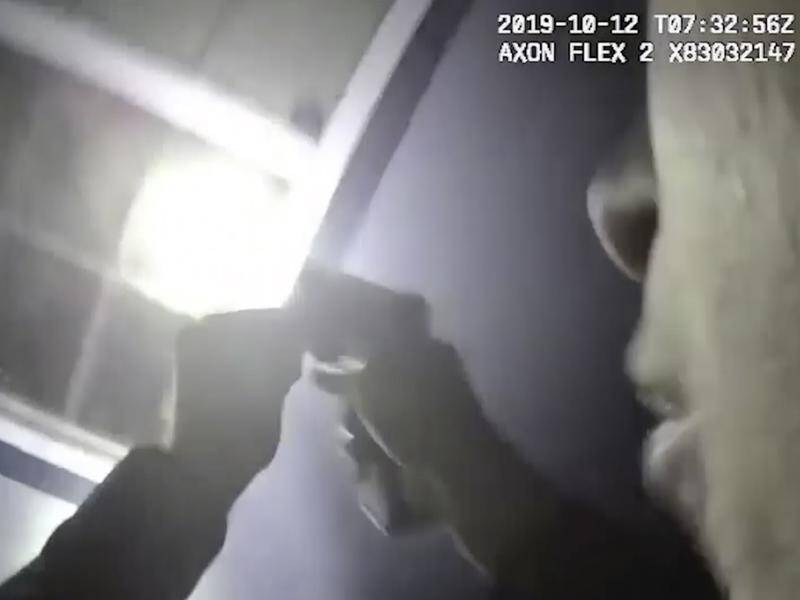 Texas police have released video of the moment an officer shoots a black woman through her window.