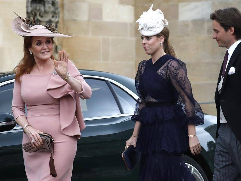 Sarah, Duchess of York, (L) will celebrate her 60th birthday on Tuesday with family.