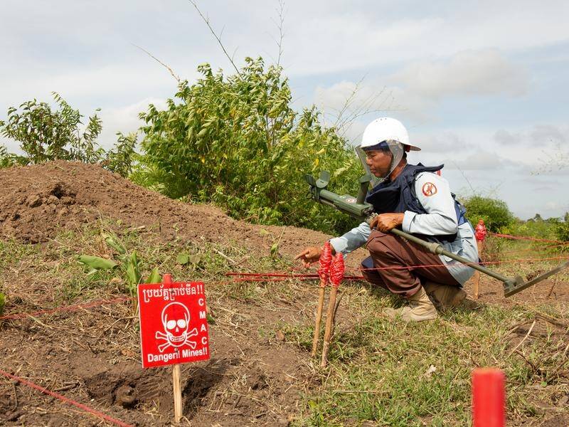 With Australian backing, Cambodia aims to be landmine-free by 2025.