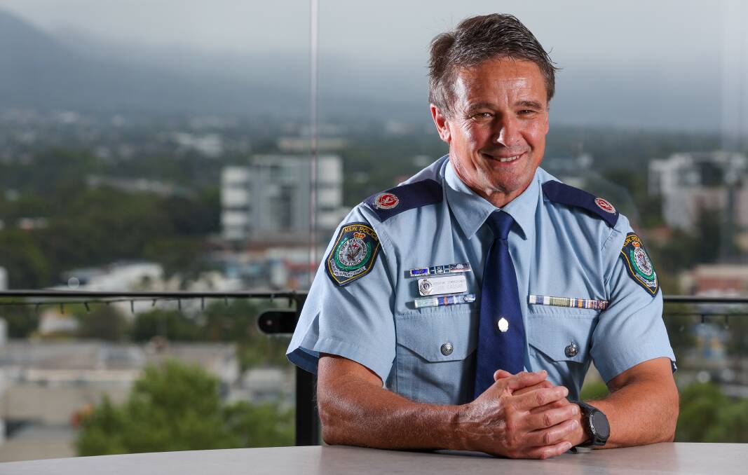 Assistant Commissioner Joe Cassar is the back as the head of the NSW Police southern region, which included Riverina, Murrumbidgee, Murray River and The Hume police districts. He is pictured in Wollongong. Picture by Adam McLean 